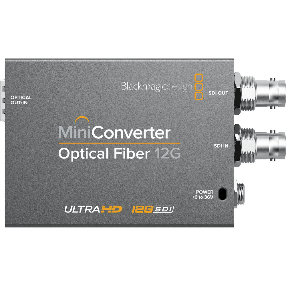2点 BlackmagicDesign ADPT-12GBI/OPT Conversor Fibra Óptica 12G-SDI - eMania Foto e Video