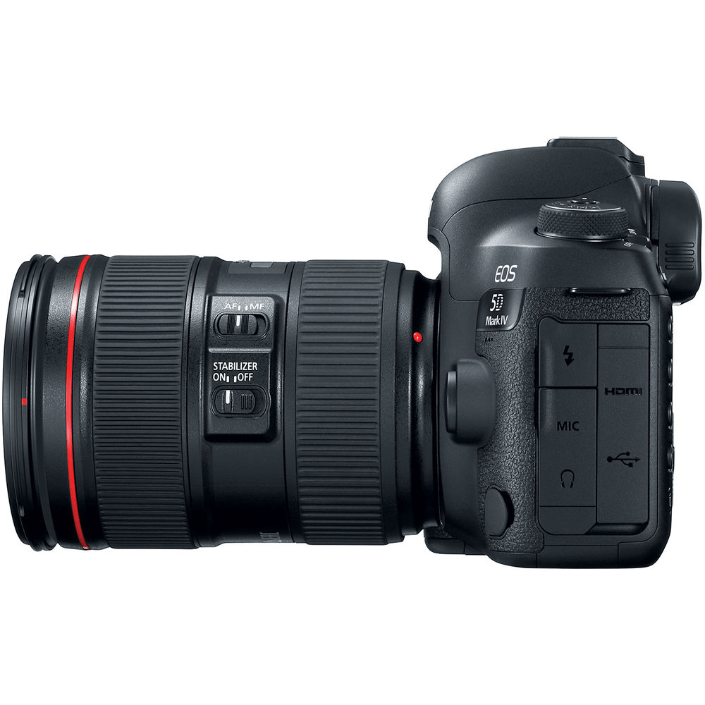 DSLR Canon EOS 5D Mark IV 24-105mm f/4L II - eMania Foto e Video
