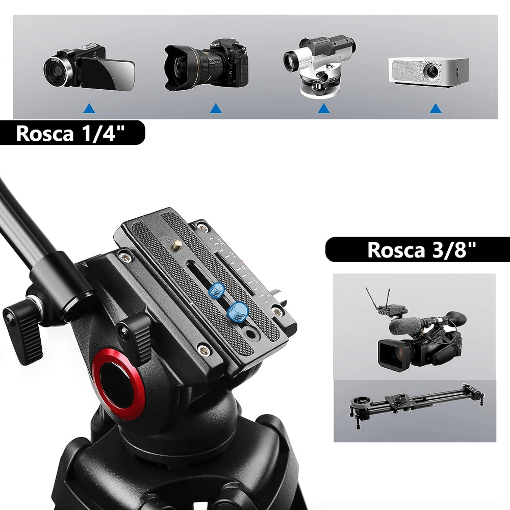 Tripé TS-DV08 Cabeça Hidráulica - WorldView