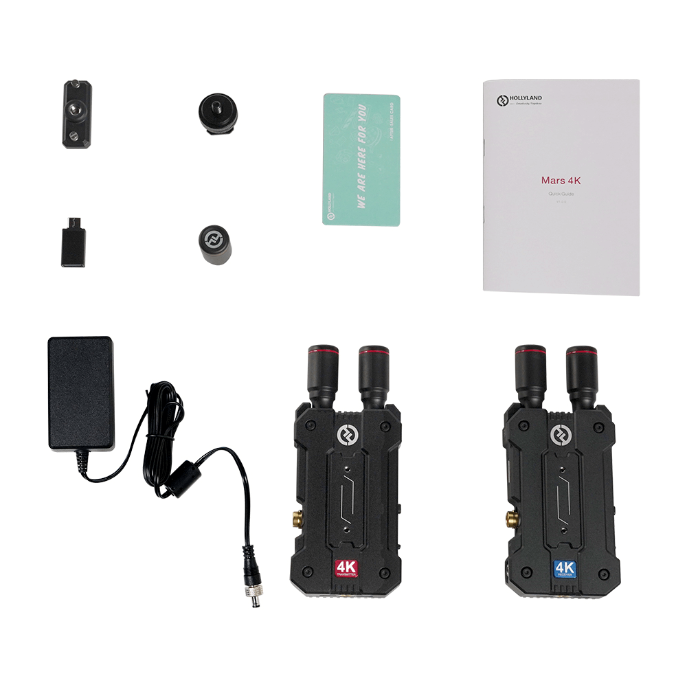 HOLLYLAND MARS 4K SDI HDMI 0.06s 450ft Wireless Video Transmitter Receiver Kit E - Foto 8
