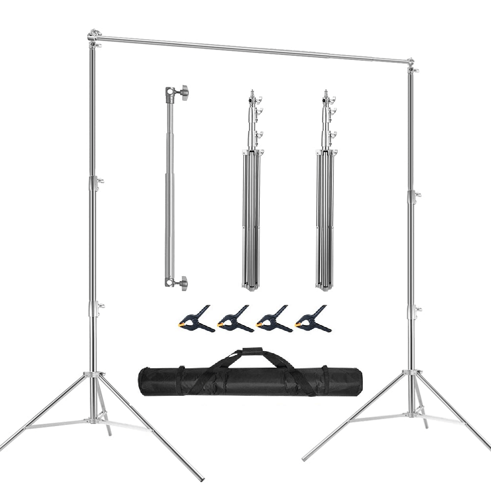 Suporte-Fundo-Infinito-SL2.8-3M-Estande-Aco-Inox-para-Estudio-Fotografico Suporte-Fundo-Infinito-SL2.8-3M-Estande-Aco-Inox-para-Estudio-Fotografico