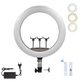 Iluminador-Led-Circular-18--LJJ-45-45W-Ring-Fill-Light-Live-46cm-Controle-3x-Suportes-SmartPhone--Fonte-Bivolt-