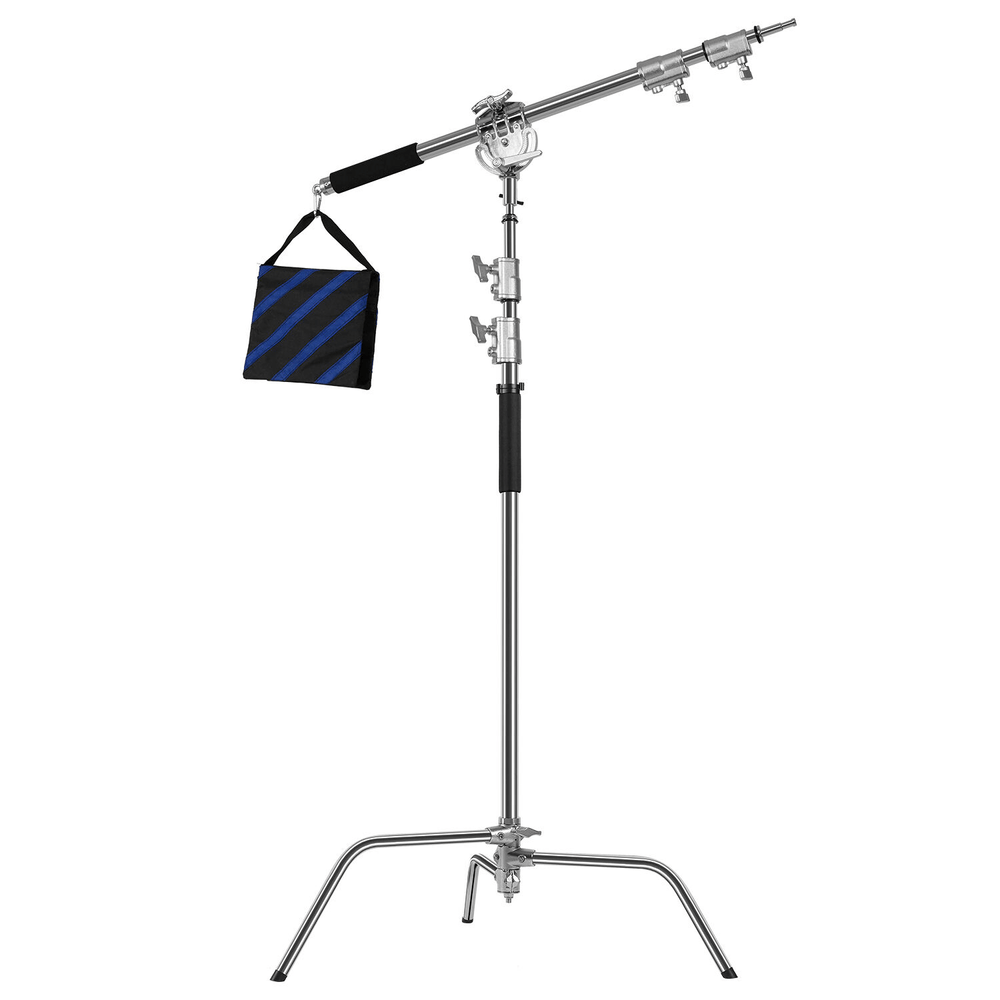 Girafa-de-Iluminacao-C-Stand-GY330III-Braco-Boom-Aco-Inoxidavel--3.3m- Girafa-de-Iluminacao-C-Stand-GY330III-Braco-Boom-Aco-Inoxidavel--3.3m-