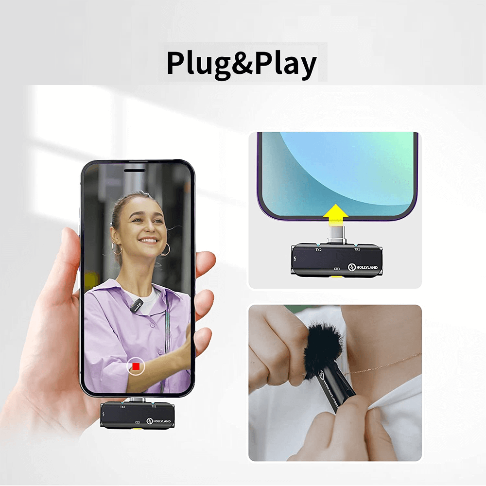 Hollyland LARK C1 DUO Wireless USB-C - WorldView