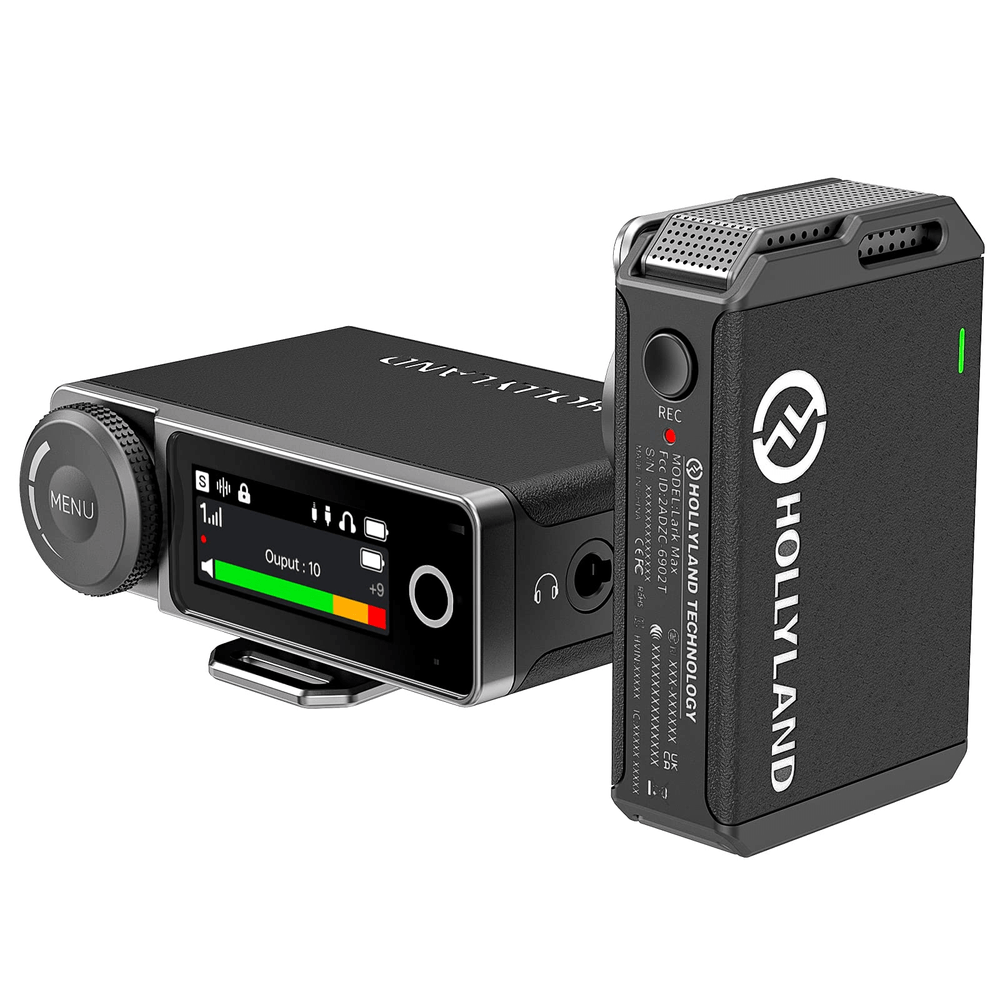 Hollyland LARK MAX Duo Wireless 2.4GHz - eMania Foto e Video