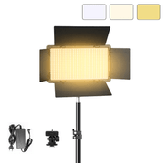 Painel-Iluminador-Led-LED-U800--BiColor-3200-5600K-Video-Light-com-Fonte--Bivolt-