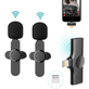 Sistema-Microfone-Lapela-Duplo-Wireless-K11-IOS-Lightning-360°-SmartPhone-Apple--2.4GHz- Sistema-Microfone-Lapela-Duplo-Wireless-K11-IOS-Lightning-360°-SmartPhone-Apple--2.4GHz-