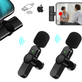 Sistema-Microfone-Lapela-Duplo-Wireless-K11-IOS-Lightning-360°-SmartPhone-Apple--2.4GHz- Sistema-Microfone-Lapela-Duplo-Wireless-K11-IOS-Lightning-360°-SmartPhone-Apple--2.4GHz-
