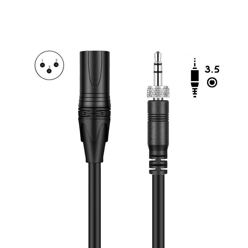 Cabo-de-Audio-XLR-x-P2-TRS-3.5mm-Travamento--TRS-para-XLR-Macho- Cabo-de-Audio-XLR-x-P2-TRS-3.5mm-Travamento--TRS-para-XLR-Macho-