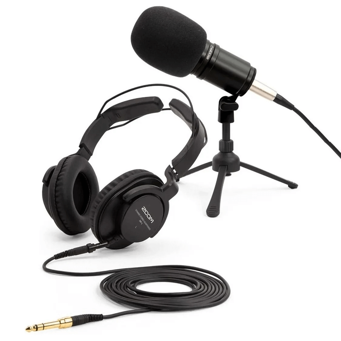 Kit Podcast Microfone Zoom ZDM-1PMP - eMania Foto e Video