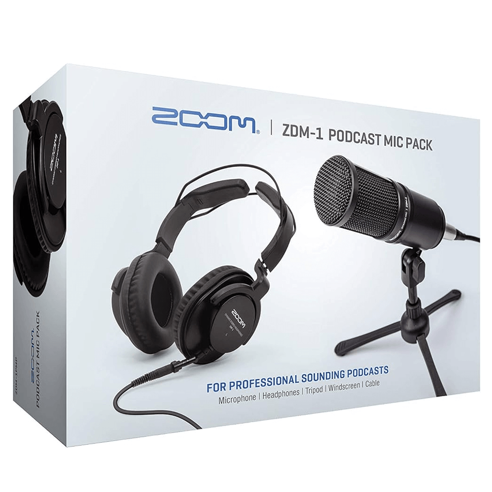 Kit Podcast Microfone Zoom ZDM-1PMP - WorldView