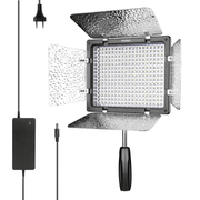 Kit-Painel-Iluminador-LED-Yongnuo-YN160-III-Bi-Color-Video-Light-com-Fonte-DC-12V-5Amp--Bivolt-