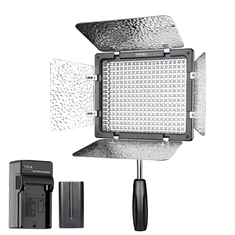 Kit-Painel-Iluminador-LED-Yongnuo-YN160-III-Bi-Color-Video-Light-com-Bateria-e-Carregador-NP-F550 Kit-Painel-Iluminador-LED-Yongnuo-YN160-III-Bi-Color-Video-Light-com-Bateria-e-Carregador-NP-F550