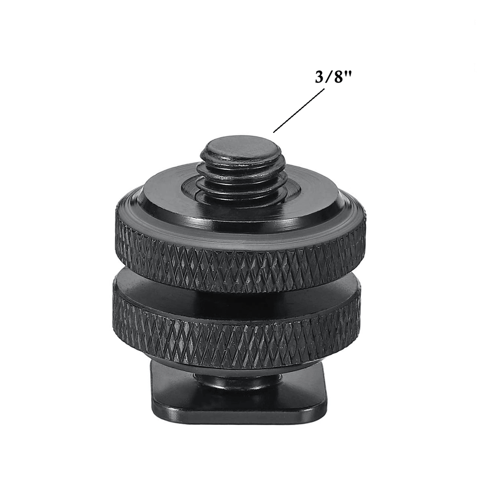 Adaptador-de-Sapata-Universal-com-Rosca-3-8--para-Estudio-e-Iluminadores Adaptador-de-Sapata-Universal-com-Rosca-3-8--para-Estudio-e-Iluminadores