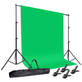 Kit-Suporte-de-Estudio-1.9x3.0m-com-Fundo-Infinito-Verde-Chromakey Kit-Suporte-de-Estudio-1.9x3.0m-com-Fundo-Infinito-Verde-Chromakey