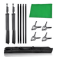 Kit-Suporte-de-Estudio-1.9x3.0m-com-Fundo-Infinito-Verde-Chromakey Kit-Suporte-de-Estudio-1.9x3.0m-com-Fundo-Infinito-Verde-Chromakey