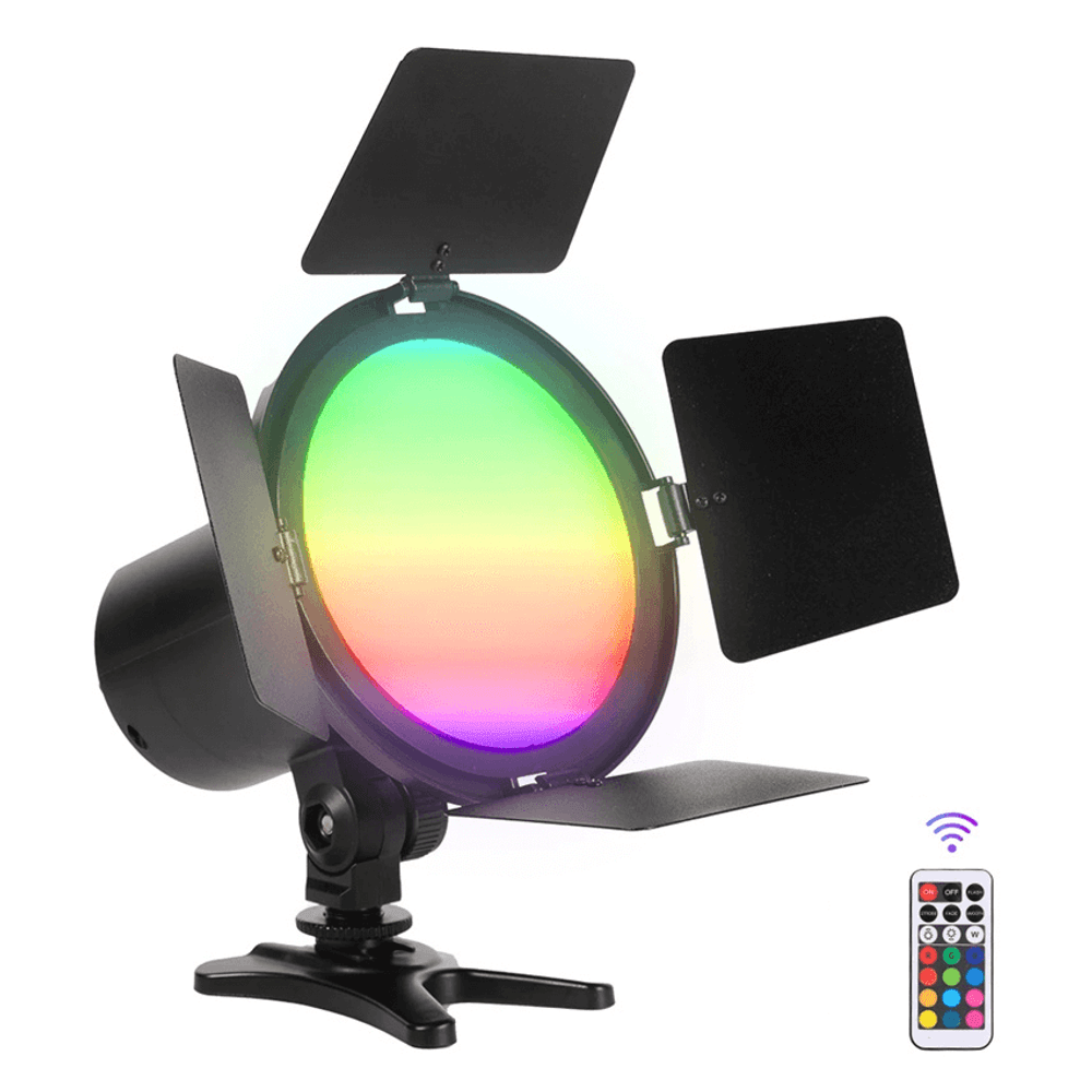 Iluminador-LED-Equifoto-JSL-216-Refletor-RGB-12W-BiColor-3200K-5600K--Bivolt- Iluminador-LED-Equifoto-JSL-216-Refletor-RGB-12W-BiColor-3200K-5600K--Bivolt-