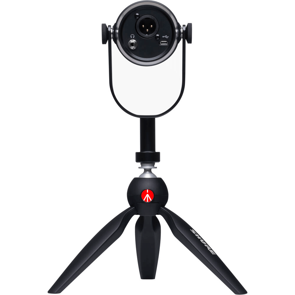 Kit Podcast Microfone Shure MV7 e Tripé - eMania Foto e Video