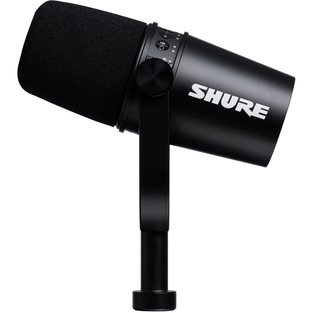 Kit Podcast Microfone Shure MV7 e Tripé - eMania Foto e Video