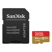 Cartao-MicroSDXC-64Gb-Sandisk-Extreme-170mb-s-4K-UHS-I---V30---U3---A2-Classe-10