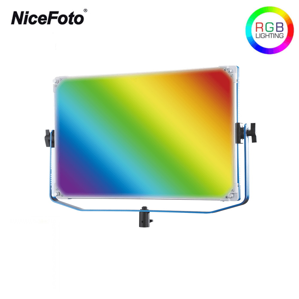 Iluminador-Painel-LED-NiceFoto-TC-768II-RGB-Slim-Video-Light-160W-Bicolor-2800K-9900K--Bivolt- Iluminador-Painel-LED-NiceFoto-TC-768II-RGB-Slim-Video-Light-160W-Bicolor-2800K-9900K--Bivolt-