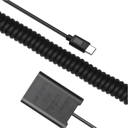 Adaptador-Dummy-PD-DK-X1-Bateria-Sony-NP-BX1-Espiral-com-Conector-USB-C