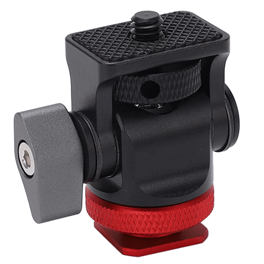 Cabeca-Mini-Ball-Head-Mamen-SH-02-360°-com-Adaptador-de-Sapata-para-Leds-Monitores-e-Cameras Cabeca-Mini-Ball-Head-Mamen-SH-02-360°-com-Adaptador-de-Sapata-para-Leds-Monitores-e-Cameras