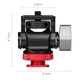 Cabeca-Mini-Ball-Head-Mamen-SH-02-360°-com-Adaptador-de-Sapata-para-Leds-Monitores-e-Cameras Cabeca-Mini-Ball-Head-Mamen-SH-02-360°-com-Adaptador-de-Sapata-para-Leds-Monitores-e-Cameras