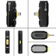 Sistema-Microfone-Sem-Fio-Hollyland-LARK-C1-SOLO-Wireless-Conector-Lightning-IOS Sistema-Microfone-Sem-Fio-Hollyland-LARK-C1-SOLO-Wireless-Conector-Lightning-IOS