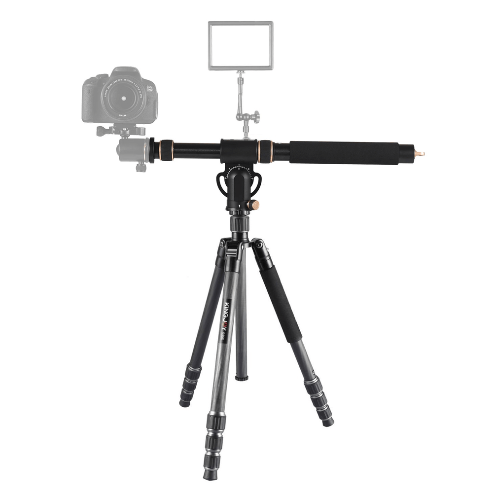 Tripe-KingJoy-G55C-Fibra-De-Carbono-com-Barra-Transversal-Crossbar-Boom Tripe-KingJoy-G55C-Fibra-De-Carbono-com-Barra-Transversal-Crossbar-Boom