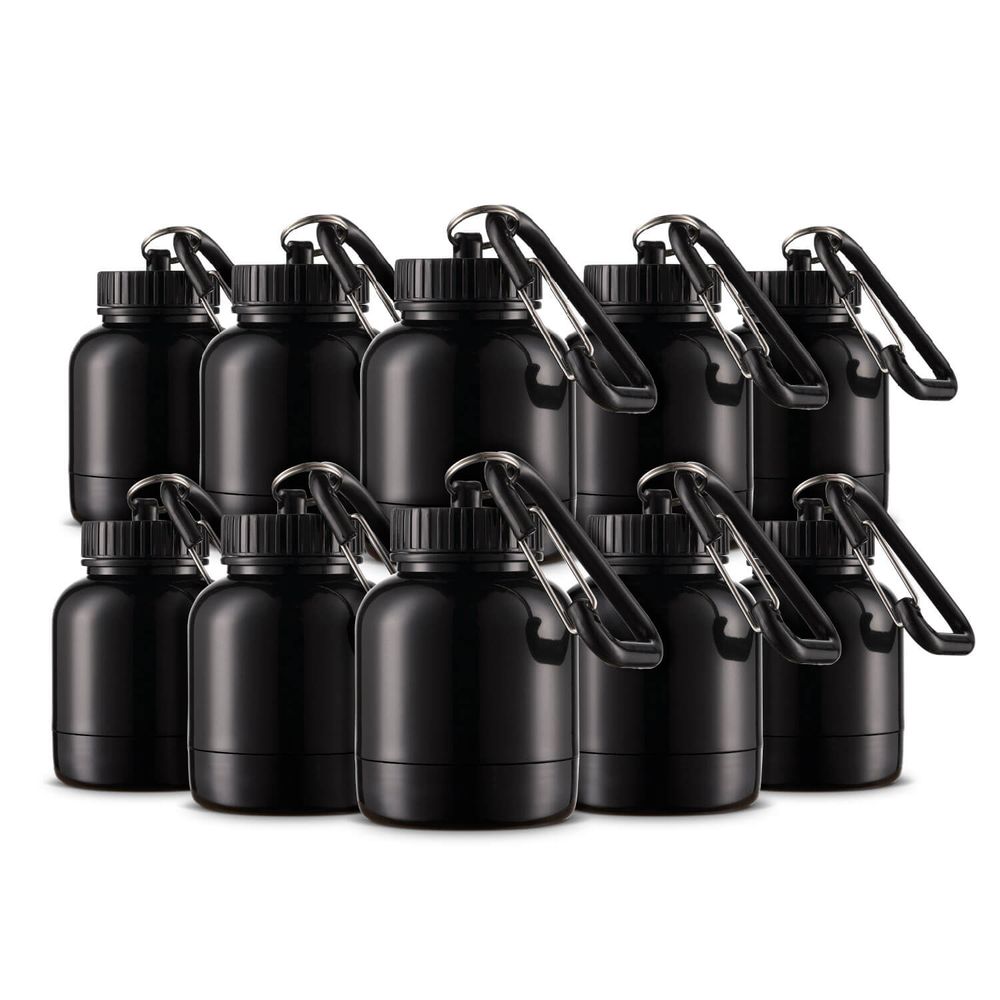 Kit-10x-Porta-Whey-Protein-e-Suplementos-Funil-Portatil-Chaveiro-100ml Kit-10x-Porta-Whey-Protein-e-Suplementos-Funil-Portatil-Chaveiro-100ml