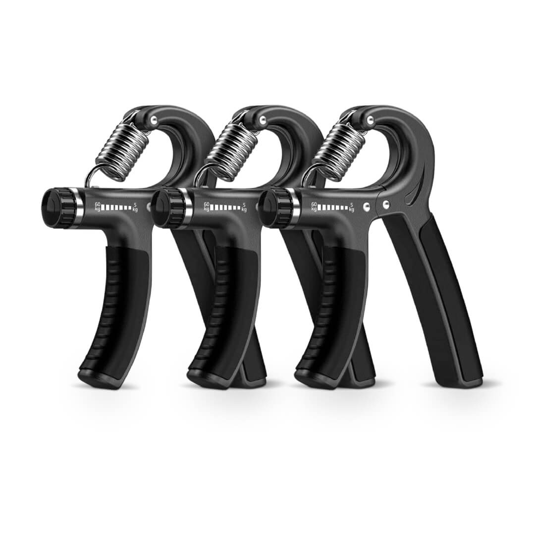 3x Hand Grip 5-60Kg Fortalecedor de Mão e Punho - WorldView