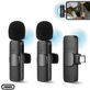 Sistema-Microfone-Lapela-Duplo-Wireless-Otto-K11-USB-C-360°-SmartPhone-Android Sistema-Microfone-Lapela-Duplo-Wireless-Otto-K11-USB-C-360°-SmartPhone-Android