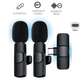 Sistema-Microfone-Lapela-Duplo-Wireless-Otto-K11-USB-C-360°-SmartPhone-Android Sistema-Microfone-Lapela-Duplo-Wireless-Otto-K11-USB-C-360°-SmartPhone-Android