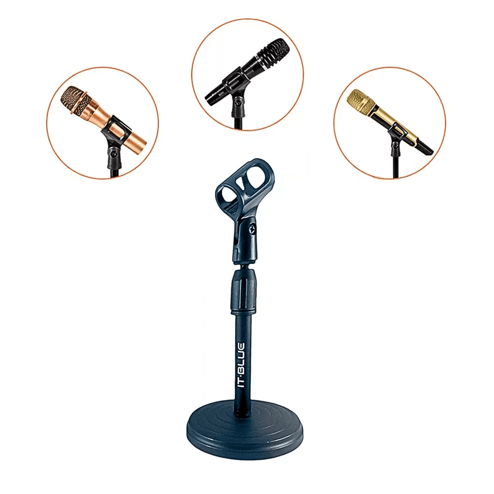 Suporte-de-Mesa-IT-Blue-LE-3602-para-Microfones-de-Mao Suporte-de-Mesa-IT-Blue-LE-3602-para-Microfones-de-Mao