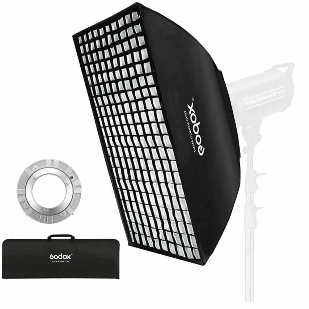 Softbox-Godox-60x60cm-com-Grade-Quatrado-com-Montagem-Bowens Softbox-Godox-60x60cm-com-Grade-Quatrado-com-Montagem-Bowens