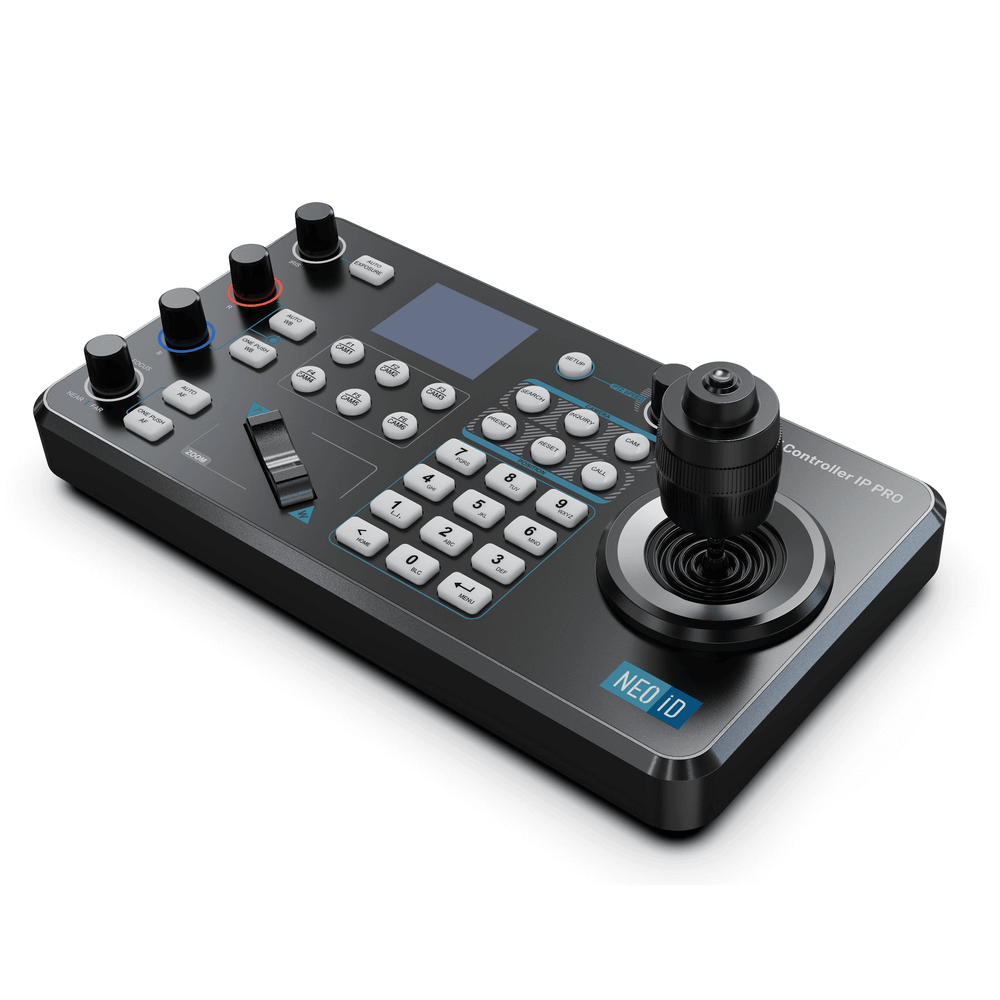 Controladora-PTZ-Controller-NEOiD-IP-PRO-com-Joystick-4D Controladora-PTZ-Controller-NEOiD-IP-PRO-com-Joystick-4D