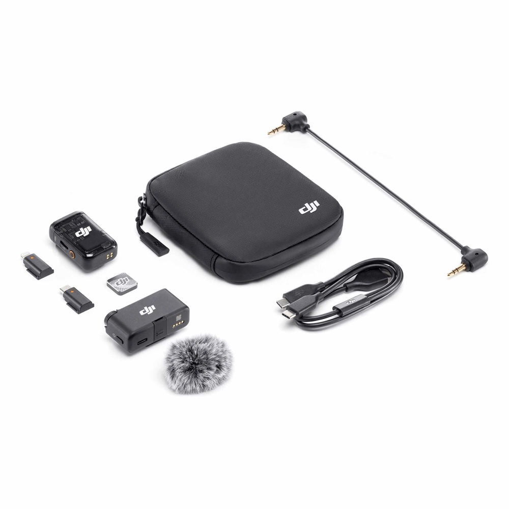 DJI MIC マイク DJI Microfone 2 (1 TX + 1 RX), microfone sem fio com cancelamento