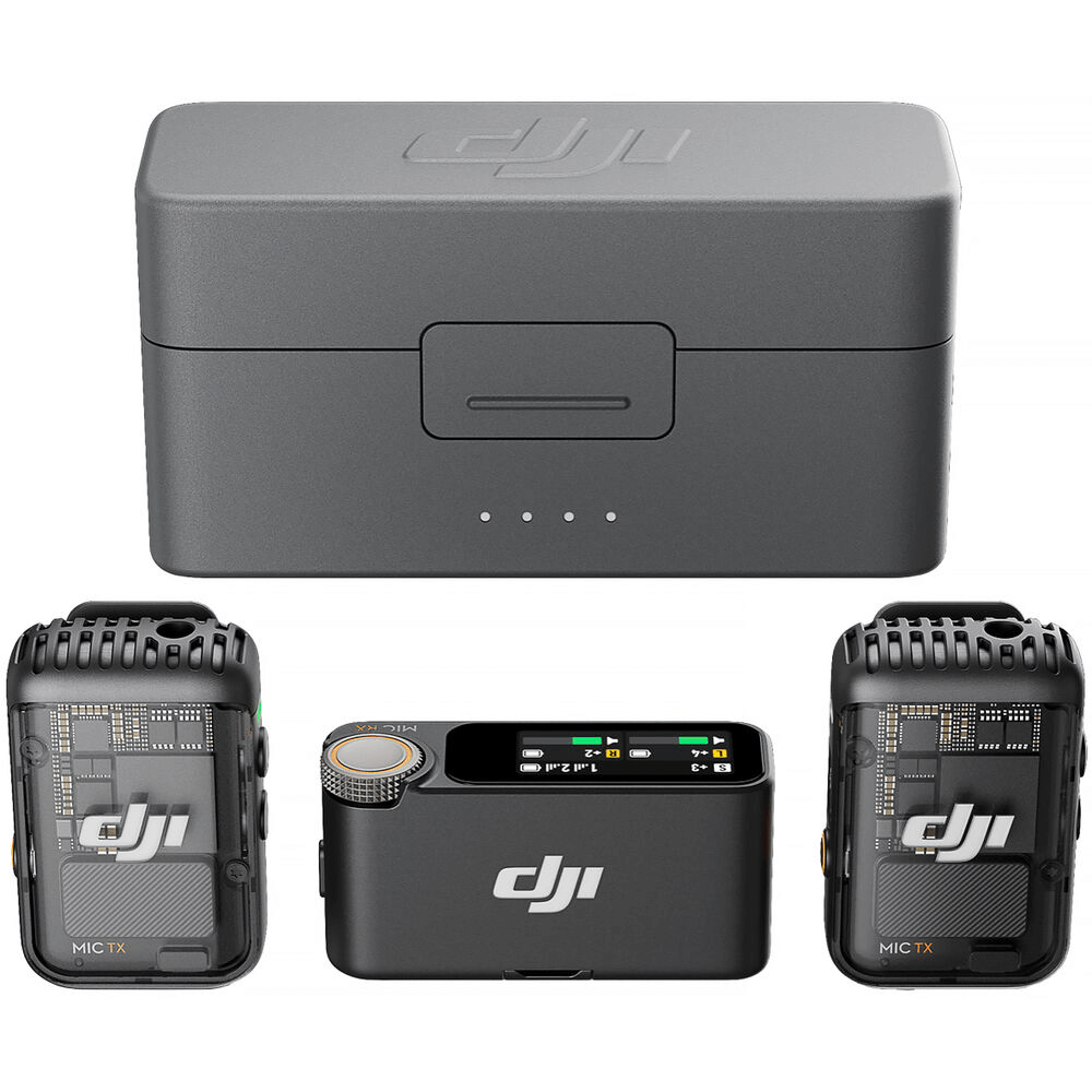 【未使用】DJI MIC 2 DJI Mic 2 Wireless Duplo Transmissor e Case - WorldView