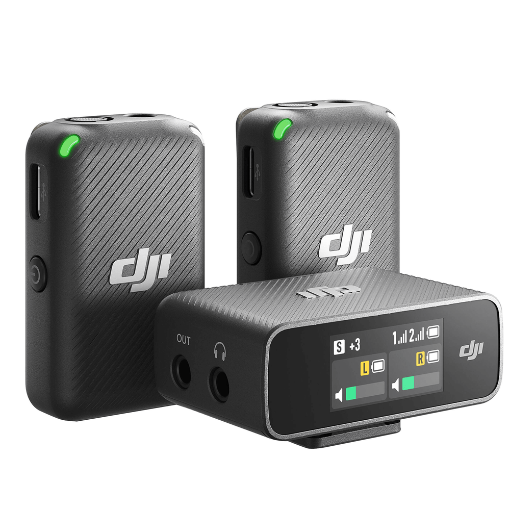DJI Mic 2 Wireless Duplo Transmissor e Case - eMania Foto e Video