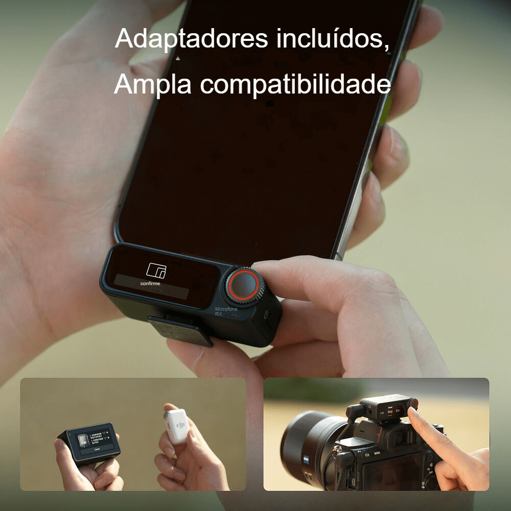 DJI Mic 2 Wireless Duplo Transmissor e Case - WorldView