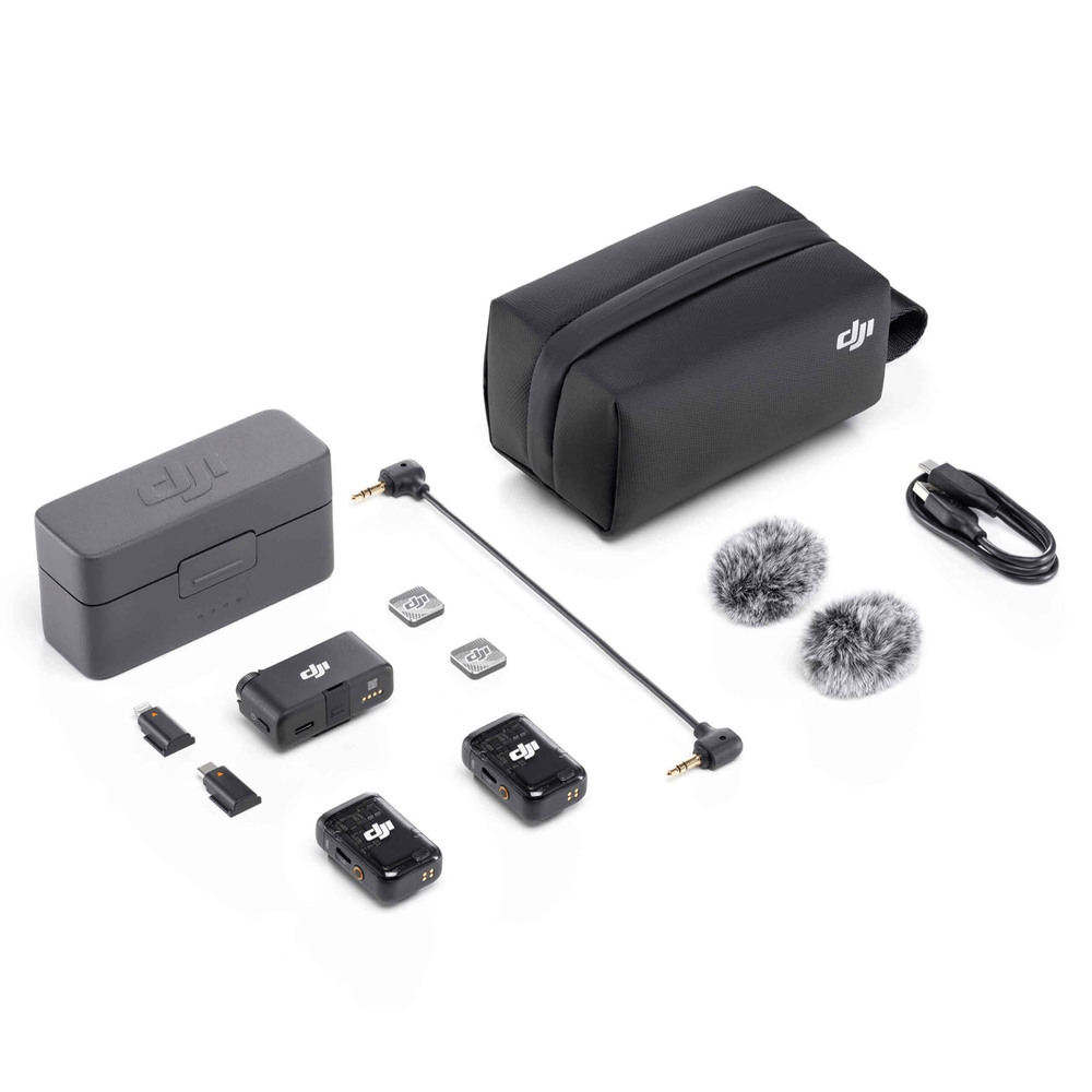 DJI MIC 2 ワイヤレスマイクロフォン（ほぼ未使用） DJI Mic 2 Wireless Duplo Transmissor e Case - WorldView