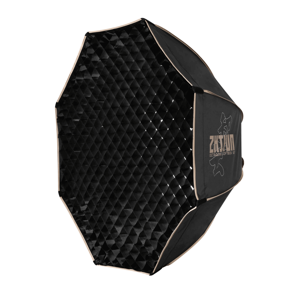 Softbox-Octagonal-Zhiyun-90D-de-90cm-com-Grade-Montagem-Bowens-EX1H18 Softbox-Octagonal-Zhiyun-90D-de-90cm-com-Grade-Montagem-Bowens-EX1H18