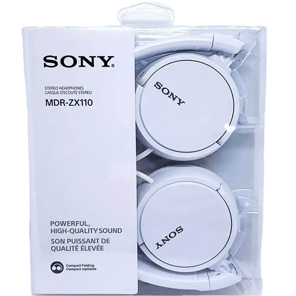 Fone de Ouvido Sony MDR-ZX110AP Microfone Branco - eMania Foto e Video