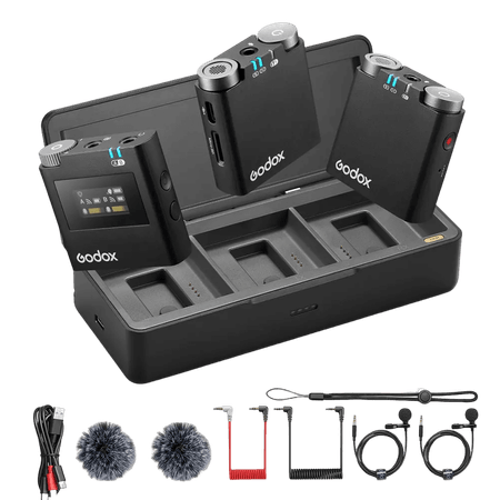 Sistema-Microfone-Sem-Fio-Godox-Virso-M2-Duplo-2-pessoas-para-Cameras-e-Filmadoras