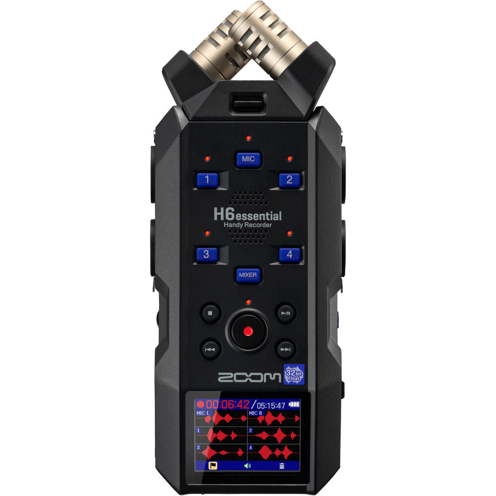 Gravador-Audio-Portatil-Zoom-H6essential-6-Faixas-e-32-Bits-Flutuantes Gravador-Audio-Portatil-Zoom-H6essential-6-Faixas-e-32-Bits-Flutuantes