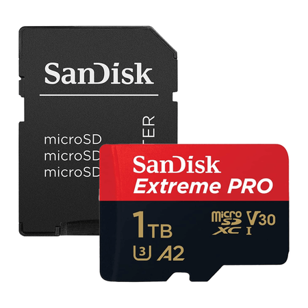 Cartao-MicroSDXC-1TB-SanDisk-Extreme-Pro-200Mb-s-UHS-I---V30---U3---A2-com-Adaptador-SD