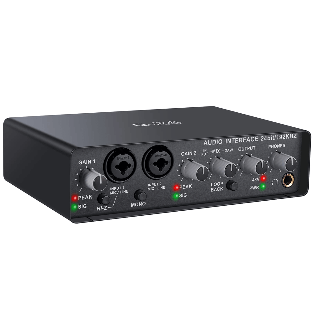 Interface-de-Audio-Teyun-Q-24-Profissional-24-Bits-de-2-Canais Interface-de-Audio-Teyun-Q-24-Profissional-24-Bits-de-2-Canais