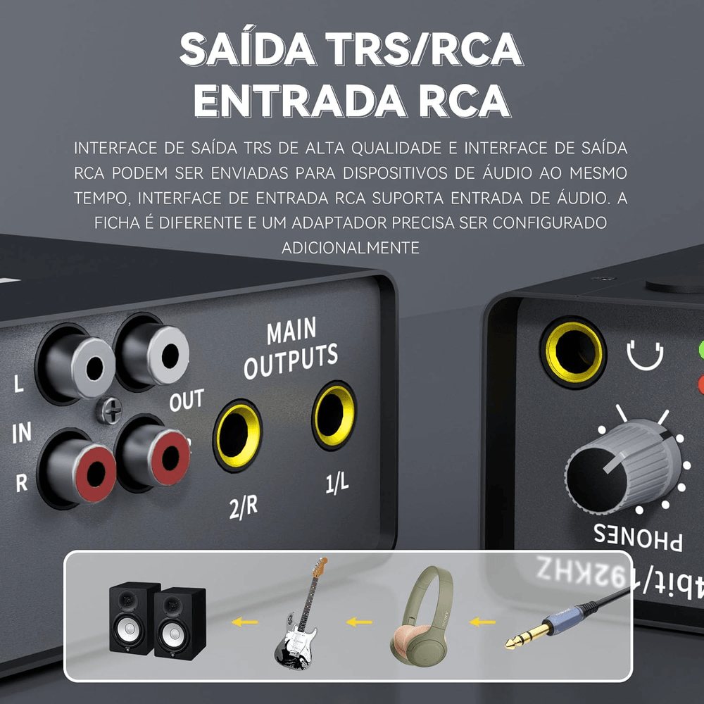 Interface de Áudio Teyun Q-24 - WorldView