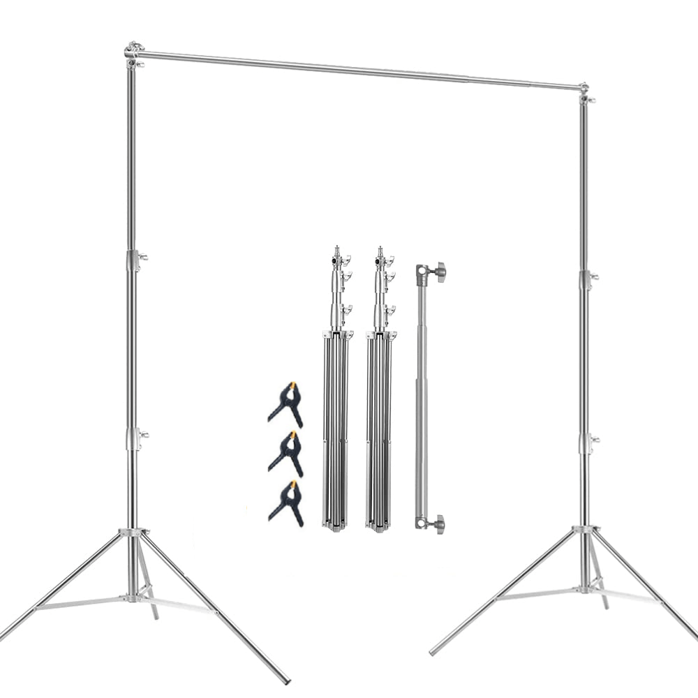 Suporte-Fundo-Infinito-SL280-BS300-Estande-Aco-Inox-para-Estudio-Fotografico--2.8x3.0m- Suporte-Fundo-Infinito-SL280-BS300-Estande-Aco-Inox-para-Estudio-Fotografico--2.8x3.0m-